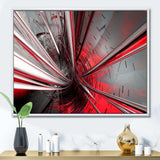 Fractal Deep into Middle - Modern Living Room Wall Decor