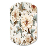 Vintage Florals - Asymmetric Metal Wall Art