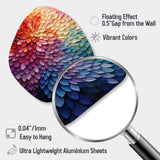 Colorful Forest Harmoney Forest II - Asymmetric Metal Wall Art