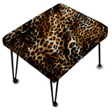 Victorian Elegance Leopard - Upholstered Classic Vanity Stool