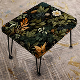 Rustic Wilderness Cottage Charm - Upholstered Cottage Vanity Stool