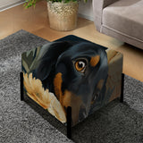 Daschund Dog - Upholstered Classic Vanity Stool