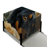 Daschund Dog - Upholstered Classic Vanity Stool