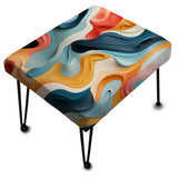 Modern Colorful Eclectic Verve - Upholstered Bohemian Vanity Stool