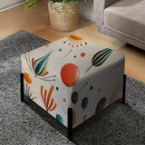 Atomic Retro Revival - Upholstered Eclectic Modern Vanity Stool