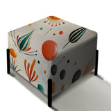 Atomic Retro Revival - Upholstered Eclectic Modern Vanity Stool