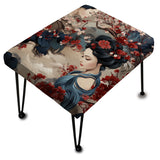 Geisha Grace - Upholstered Bohemian Vanity Stool