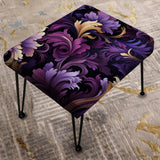 Deep Purple Royal Ragdolls - Upholstered Bohemian Vanity Stool