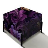 Deep Purple Royal Ragdolls - Upholstered Bohemian Vanity Stool