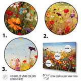 Colorful Wildflowers Meadow Blooms I - Multi-Panels