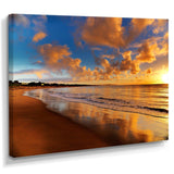 Colorful Sunset on the Beach