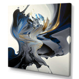 Bright Blue Smooth Abstract I - Modern Bedroom Wall Art