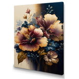 Burgundy And Blue Hibiscus Bunch I