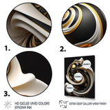 Liquid White Stained Glass V - Modern Wall Art Prints