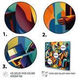 Jazz Performance On Stage II - Music Canvas Wall Art