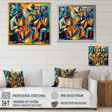 Jazz Performance On Stage II - Music Canvas Wall Art