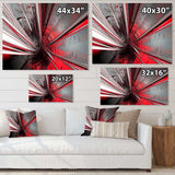 Fractal Deep into Middle - Modern Living Room Wall Decor