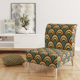 Designart 'Deco Pattern' Patterned Accent Chair