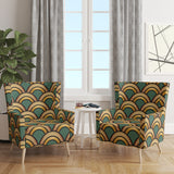 Designart 'Deco Pattern' Patterned Accent Chair