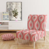 Designart 'Retro Drop Design I' Mid-Century Accent Chair