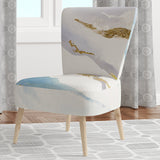 Abstract Drift V2 - Upholstered Glam Accent Chair