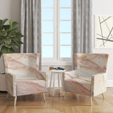 Designart 'Copper Dreams watercolor' Sleek & Chic Modern Accent Chair