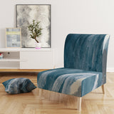 Designart 'Splash Blue Indigo' Modern Accent Chair