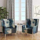 Designart 'Deep Woods II Indigo' Country Charm Accent Chair