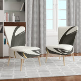 Designart 'Gold Glamour Circle I' Glam Accent Chair