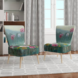 Designart 'Flower field' Floral Farmhouse Accent Chair