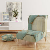 Designart 'Geometric Title Element' Modern Accent Chair