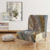 Designart 'Fire and Ice Minerals IV' Farmhouse Accent Chair
