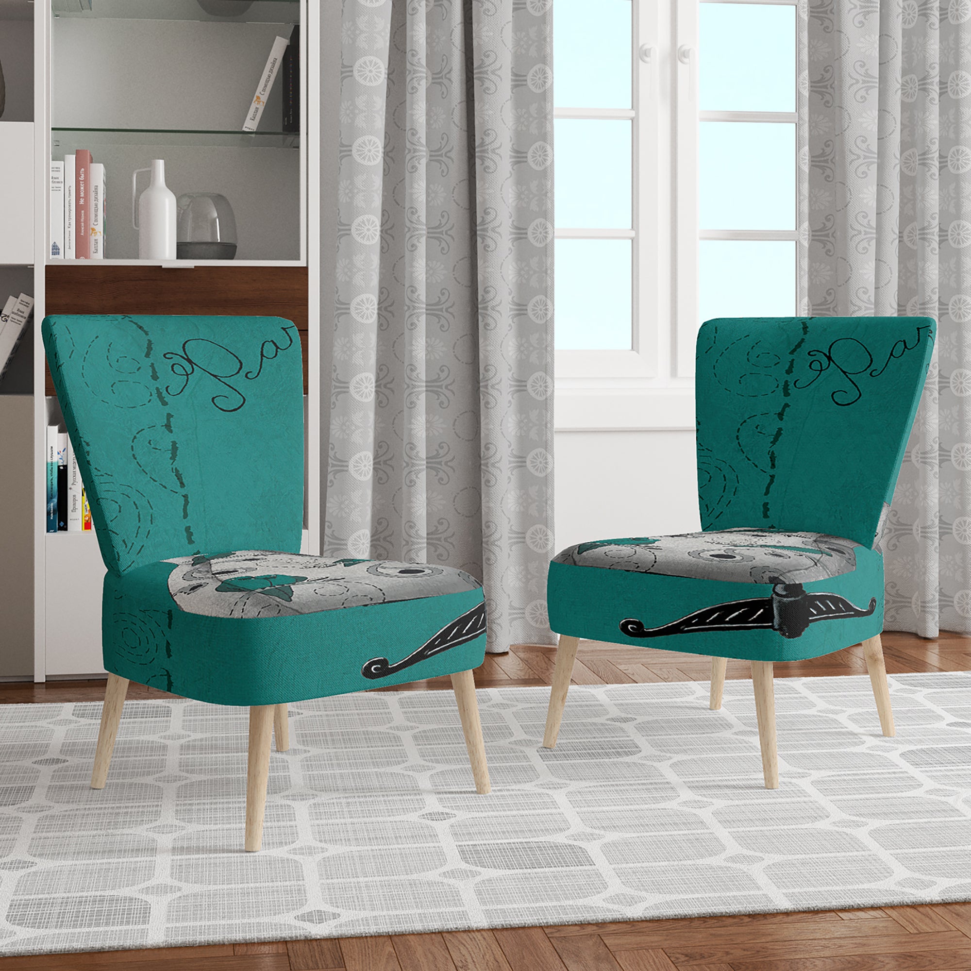 Designart 'French Couture IV' Fashion Accent Chair