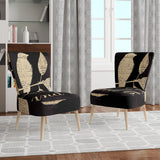 Designart 'Love and Be Loved Cottage Collage' Lake House Accent Chair