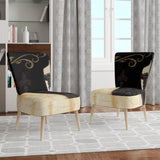 Designart 'French chandeliers Couture III' Fashion Accent Chair