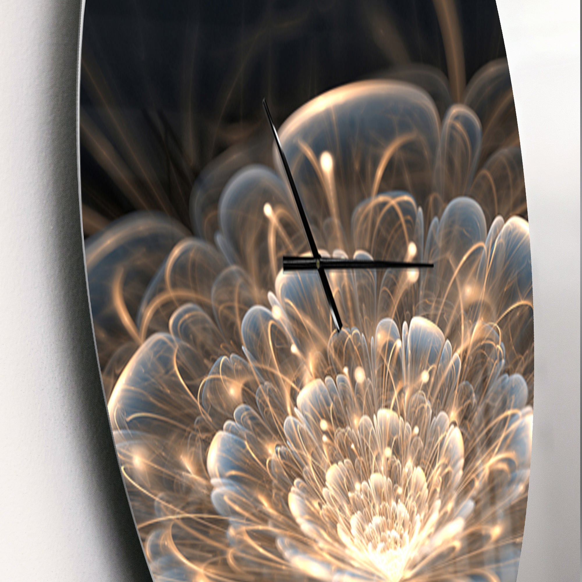 Fractal Flower with Golden Rays