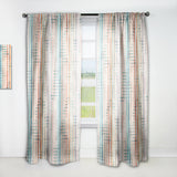 Designart 'Grunge Line' Modern & Contemporary Curtain Panel