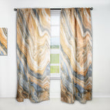 Designart 'Segment Layers of Marbled Rock' Traditional Curtain Panel