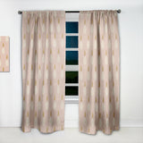 Designart 'Pineapple Summer Bliss VII' Mid-Century Modern Curtain Panel