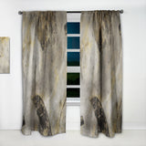 Designart 'Glam Gold Desert Neutral I' Modern Curtain Panel