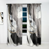 Designart 'Glam Painted Arcs II' Modern Curtain Panel