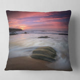 Beautiful Guincho Beach in Portugal - Seashore Throw Pillow