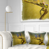 Dragon Fly Watercolor Illustration - Animal Throw Pillow