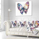 Isolated Butterfly - Animal Throw Pillow