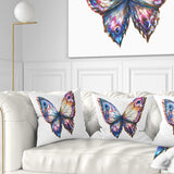 Isolated Butterfly - Animal Throw Pillow