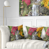 Japanese Maple Trees - Floral Throw Pillow