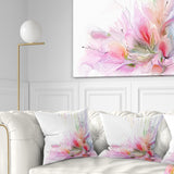 Floral Composition - Floral Throw Pillow