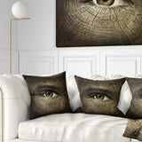 Aging Eyes - Abstract Throw Pillow