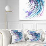 Jelly Fish Watercolor - Animal Throw Pillow