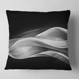 Glittering Silver Pattern - Abstract Throw Pillow